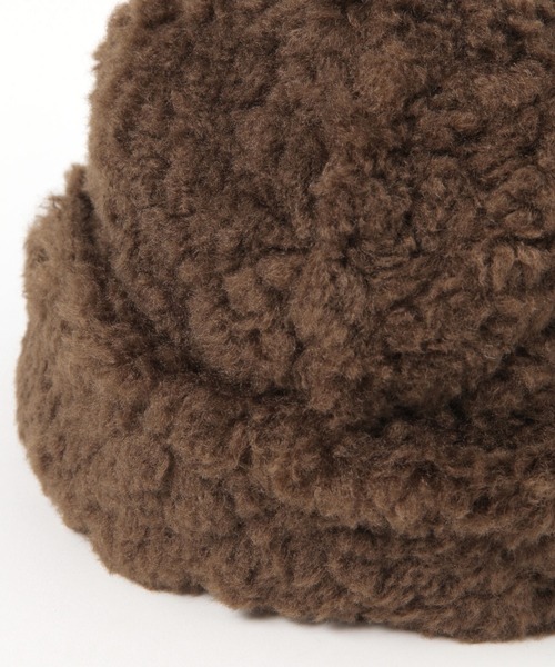 studio CLIP(スタディオクリップ)の「プードルファーワッチ(ニットキャップ/ビーニー・レディース・ナチュラル/チャコール/ブラウン・FREE)」の8枚目の写真