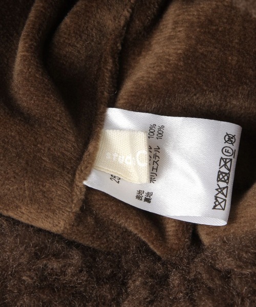 studio CLIP(スタディオクリップ)の「プードルファーワッチ(ニットキャップ/ビーニー・レディース・ナチュラル/チャコール/ブラウン・FREE)」の9枚目の写真