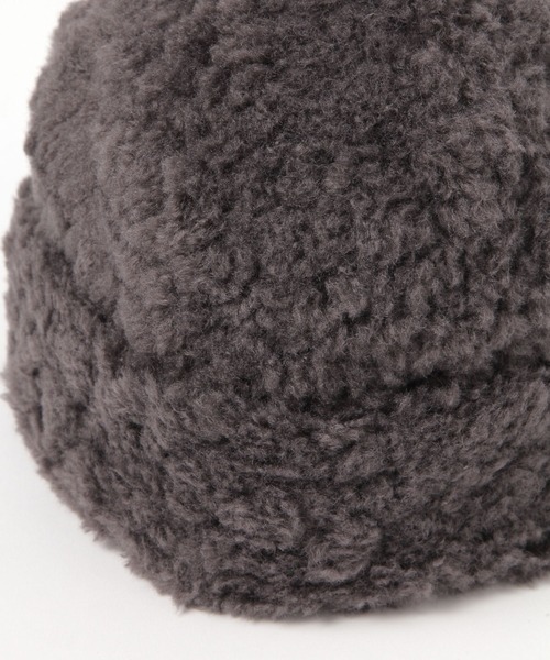 studio CLIP(スタディオクリップ)の「プードルファーワッチ(ニットキャップ/ビーニー・レディース・ナチュラル/チャコール/ブラウン・FREE)」の10枚目の写真