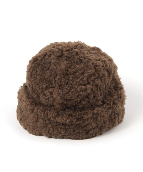 studio CLIP(スタディオクリップ)の「プードルファーワッチ(ニットキャップ/ビーニー・レディース・ナチュラル/チャコール/ブラウン・FREE)」の13枚目の写真