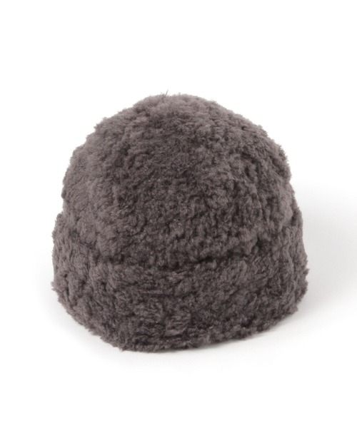 studio CLIP(スタディオクリップ)の「プードルファーワッチ(ニットキャップ/ビーニー・レディース・ナチュラル/チャコール/ブラウン・FREE)」の14枚目の写真