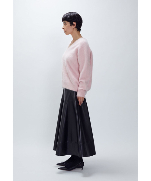 1er Arrondissement(プルミエアロンディスモン)の「FOXカシミアVネックプルオーバー(ニット/セーター・レディース・ベージュ/ピンク系その他4/ブラック系その他3・FREE)」の10枚目の写真