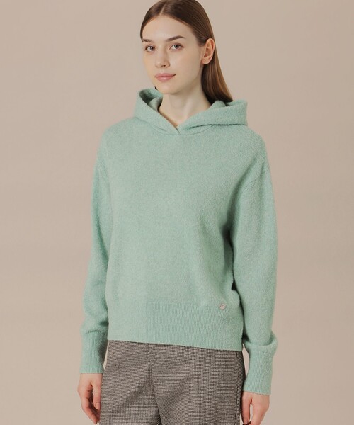 MACKINTOSH LONDON(マッキントッシュ ロンドン)の「スフレニットフ―ディー(ニット/セーター・レディース・グリーン/オフホワイト/グレー系その他・38)」の3枚目の写真