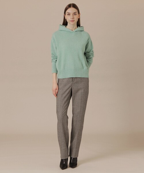MACKINTOSH LONDON(マッキントッシュ ロンドン)の「スフレニットフ―ディー(ニット/セーター・レディース・グリーン/オフホワイト/グレー系その他・38)」の6枚目の写真