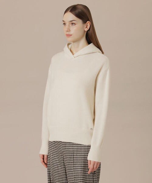 MACKINTOSH LONDON(マッキントッシュ ロンドン)の「スフレニットフ―ディー(ニット/セーター・レディース・グリーン/オフホワイト/グレー系その他・38)」の8枚目の写真