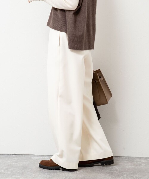 NOLLEY’S（ノーリーズ）の「ウォッシャブル裏起毛WARMパンツ（その他パンツ・レディース・ライトグレー/オフホワイト/ブルー系その他7・40/38/36/34）」の20枚目の写真