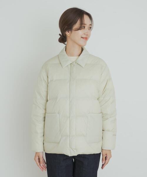 NANGA（ナンガ）の「『別注』NANGA×DOORS　BALCOLLAR LIGHTDOWNJACKET（ダウンジャケット/コート・レディース・アイボリー/ブラック・ONE）」の10枚目の写真