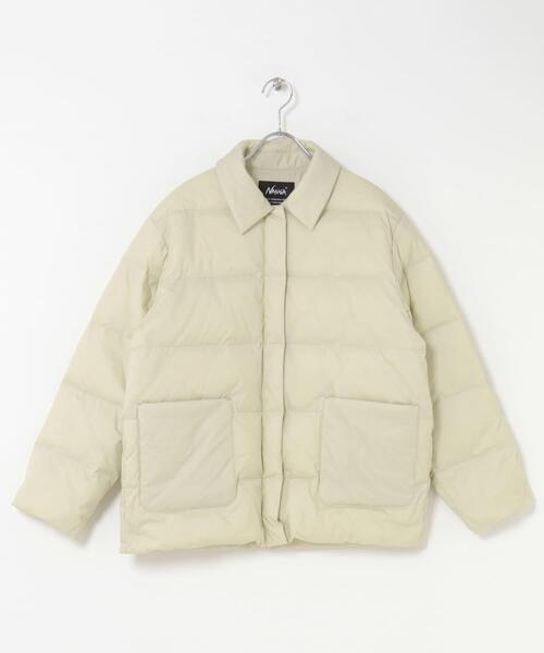 NANGA（ナンガ）の「『別注』NANGA×DOORS　BALCOLLAR LIGHTDOWNJACKET（ダウンジャケット/コート・レディース・アイボリー/ブラック・ONE）」の13枚目の写真