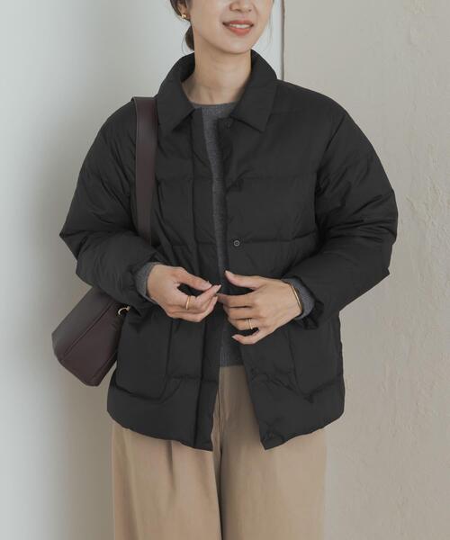 NANGA（ナンガ）の「『別注』NANGA×DOORS　BALCOLLAR LIGHTDOWNJACKET（ダウンジャケット/コート・レディース・アイボリー/ブラック・ONE）」の20枚目の写真