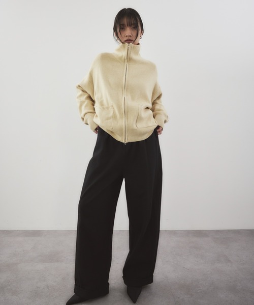 HANNE（アン）の「ドライバーズニット（ニット/セーター・レディース・グレー/ベージュ/ネイビー/ブラック・FREE）」の20枚目の写真