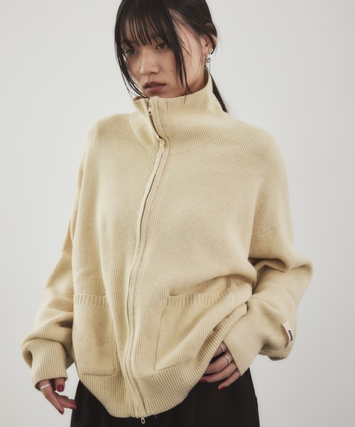 HANNE（アン）の「ドライバーズニット（ニット/セーター・レディース・グレー/ベージュ/ネイビー/ブラック・FREE）」の17枚目の写真