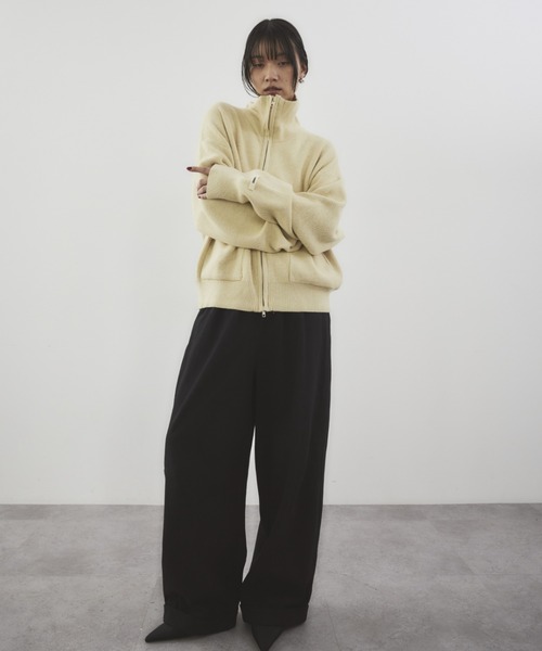 HANNE（アン）の「ドライバーズニット（ニット/セーター・レディース・グレー/ベージュ/ネイビー/ブラック・FREE）」の21枚目の写真