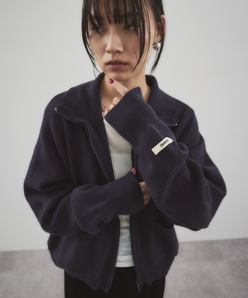 HANNE（アン）の「ドライバーズニット（ニット/セーター・レディース・グレー/ベージュ/ネイビー/ブラック・FREE）」の10枚目の写真