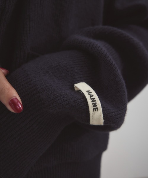 HANNE（アン）の「ドライバーズニット（ニット/セーター・レディース・グレー/ベージュ/ネイビー/ブラック・FREE）」の11枚目の写真
