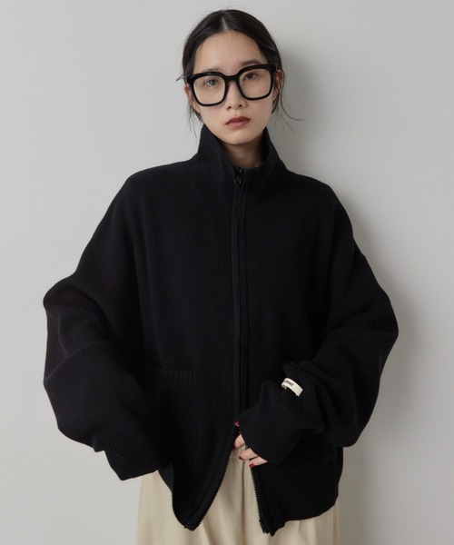 HANNE(アン)の「ドライバーズニット(ニット/セーター・レディース・グレー/ベージュ/ネイビー/ブラック・FREE)」の21枚目の写真