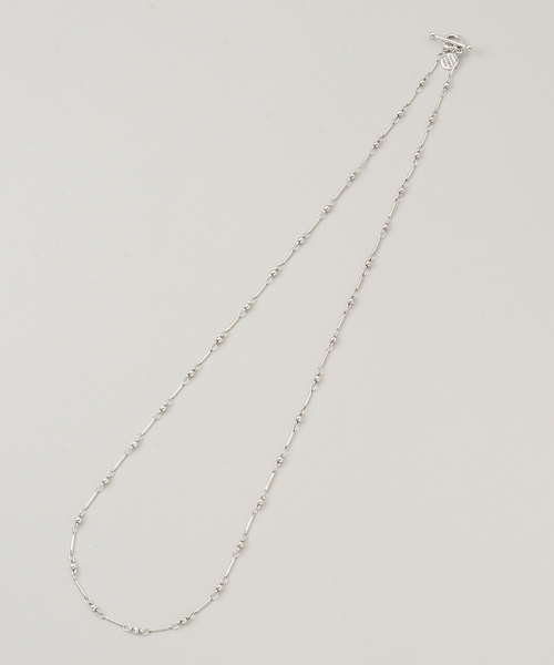 PHILIPPE AUDIBERT（フィリップ オーディベール）の「PHILIPPE AUDIBERT/フィリップ・オーディベール チェーンネックレス SA6622:AR（ネックレス・レディース・シルバー・FREE）」の2枚目の写真