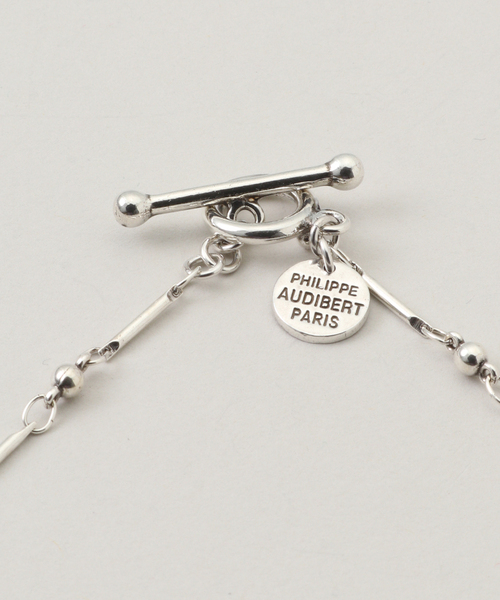 PHILIPPE AUDIBERT（フィリップ オーディベール）の「PHILIPPE AUDIBERT/フィリップ・オーディベール チェーンネックレス SA6622:AR（ネックレス・レディース・シルバー・FREE）」の3枚目の写真