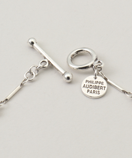 PHILIPPE AUDIBERT（フィリップ オーディベール）の「PHILIPPE AUDIBERT/フィリップ・オーディベール チェーンネックレス SA6622:AR（ネックレス・レディース・シルバー・FREE）」の4枚目の写真