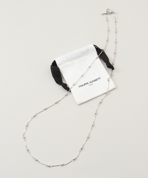 PHILIPPE AUDIBERT（フィリップ オーディベール）の「PHILIPPE AUDIBERT/フィリップ・オーディベール チェーンネックレス SA6622:AR（ネックレス・レディース・シルバー・FREE）」の7枚目の写真