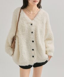 mystic | ループボタン カーディガン(カーディガン/ボレロ)