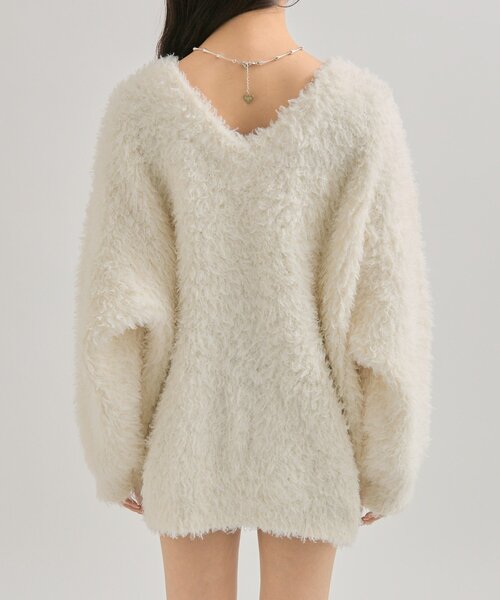 mystic（ミスティック）の「【前後2WAY】ループボタン カーディガン（カーディガン/ボレロ・レディース・キャメル/グレー/オフホワイト・FREE）」の18枚目の写真