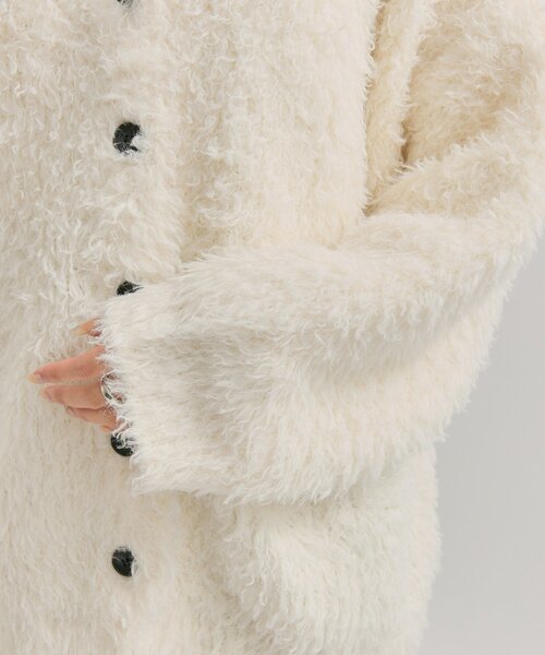 mystic（ミスティック）の「【前後2WAY】ループボタン カーディガン（カーディガン/ボレロ・レディース・キャメル/グレー/オフホワイト・FREE）」の22枚目の写真