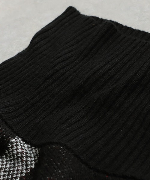 antiqua（アンティカ）の「チェック柄 2WAY ポンチョ スカート（ポンチョ・レディース・ブラック・ONESIZE）」の22枚目の写真