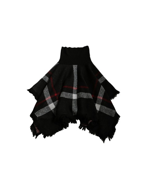 antiqua（アンティカ）の「チェック柄 2WAY ポンチョ スカート（ポンチョ・レディース・ブラック・ONESIZE）」の20枚目の写真