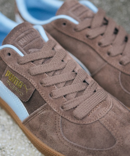 PUMA（プーマ）の「PALERMO　396463-79（スニーカー・メンズ・ブラウン・26.0cm/25.5cm/23.0cm/22.5cm/28.0cm/27.5cm/27.0cm/26.5cm/25.0cm/24.5cm/24.0cm/23.5cm/29.0cm/28.5cm/22.0cm）」の3枚目の写真