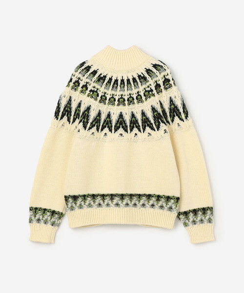 Coohem（コーヘン）の「COOHEM | 〈別注〉ノルディック ニットブルゾン WOMEN（カーディガン/ボレロ・レディース・ホワイト系その他・F）」の3枚目の写真