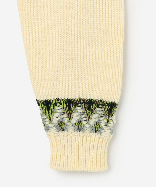 Coohem（コーヘン）の「COOHEM | 〈別注〉ノルディック ニットブルゾン WOMEN（カーディガン/ボレロ・レディース・ホワイト系その他・F）」の5枚目の写真