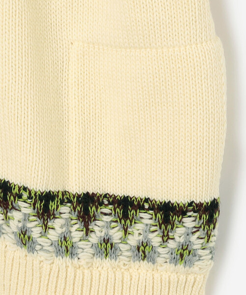 Coohem（コーヘン）の「COOHEM | 〈別注〉ノルディック ニットブルゾン WOMEN（カーディガン/ボレロ・レディース・ホワイト系その他・F）」の6枚目の写真