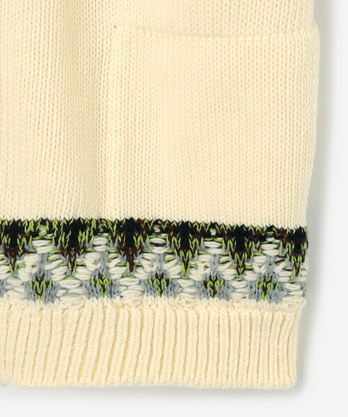 Coohem（コーヘン）の「COOHEM | 〈別注〉ノルディック ニットブルゾン WOMEN（カーディガン/ボレロ・レディース・ホワイト系その他・F）」の7枚目の写真