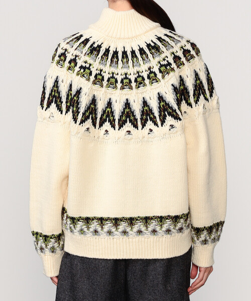 Coohem（コーヘン）の「COOHEM | 〈別注〉ノルディック ニットブルゾン WOMEN（カーディガン/ボレロ・レディース・ホワイト系その他・F）」の10枚目の写真