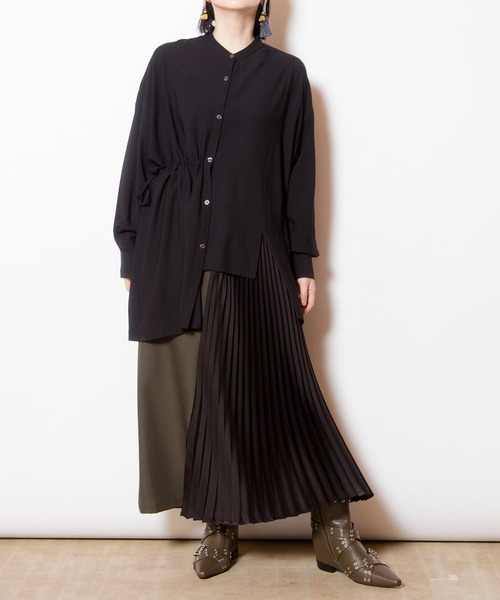 セール】アシンメトリーシャツブラウス（シャツ/ブラウス）｜OSMOSIS