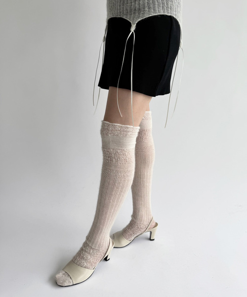 セール】【EUCHRONIA/ユークロニア】Wholegarment silk mohair socks