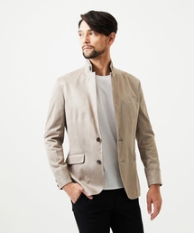 MICHEL KLEIN HOMME   （ミッシェルクランオム）の「スエードコンバーチブルジャケット（テーラードジャケット）」