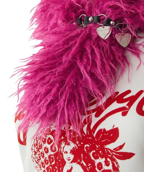 PICKレザーチェーン ファーマフラー（マフラー）｜HYSTERIC GLAMOUR