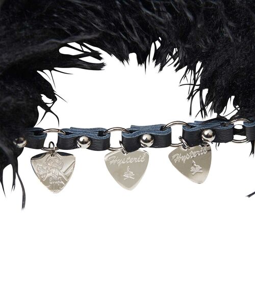 PICKレザーチェーン ファーマフラー（マフラー）｜HYSTERIC GLAMOUR