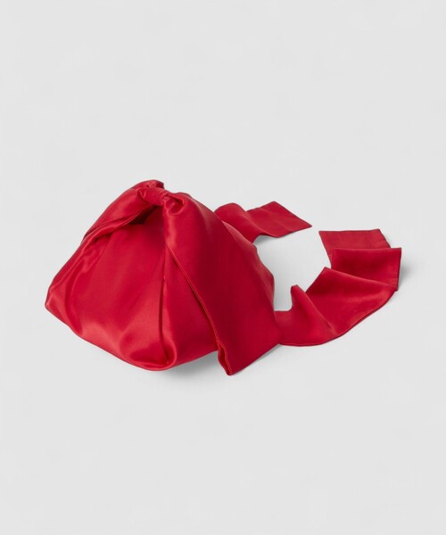 allureville(アルアバイル)の「【TENDRESSE STUDIO(テンドレッセ スタジオ)】BOW HANDLEハンドバッグ SMALL(ハンドバッグ・レディース・レッド/ブラック・FREE)」の5枚目の写真