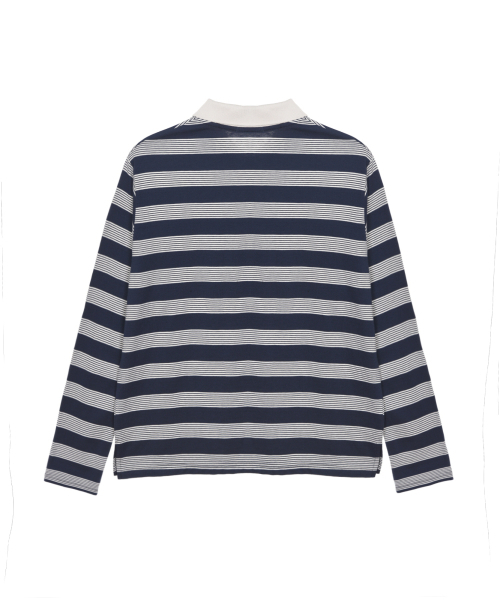 NICK&NICOLE(ニックアンドニコール)の「CLASSIC STRIPE PK LONG SLEEVE_NAVY(ポロシャツ・レディース・その他・LARGE/MEDIUM)」の5枚目の写真