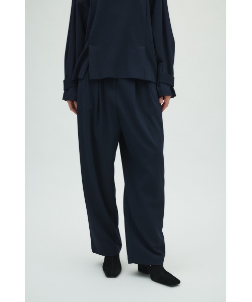 Dobby stripe w tuck PT ドビー ストライプダブルタックパンツ 