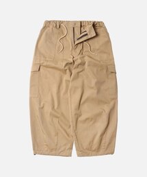 FRIZMWORKS（フリズムワークス）の「TWILL CARGO BALLOON PANTS _ BEIGE（スウェットパンツ）」