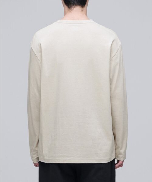 MUSINSA STANDARD（ムシンサスタンダード）の「ベーシック長袖Tシャツ [エクリュ]（Tシャツ/カットソー・メンズ・その他・SMALL/MEDIUM/LARGE/X-LARGE/XX-LARGE/XXX-LARGE）」の3枚目の写真