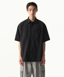 MUSINSA STANDARD（ムシンサスタンダード）の「City Leisure Lightweight Nylon Oversized Short Sleeve Shirt [Black]（シャツ/ブラウス・メンズ）」