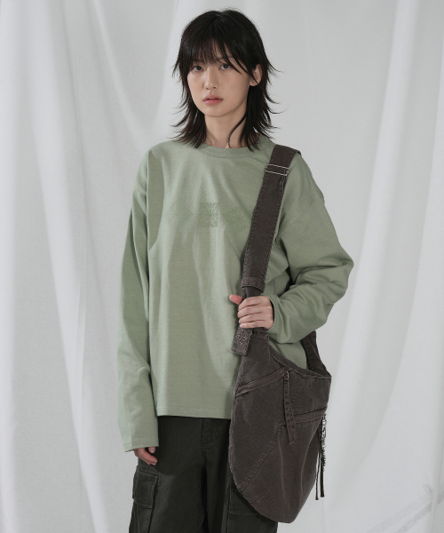 SLOWACID（スローアシッド）の「シンボルリンクロングスリーブ [ミント]（Tシャツ/カットソー・レディース・その他・SMALL/MEDIUM/LARGE）」の2枚目の写真