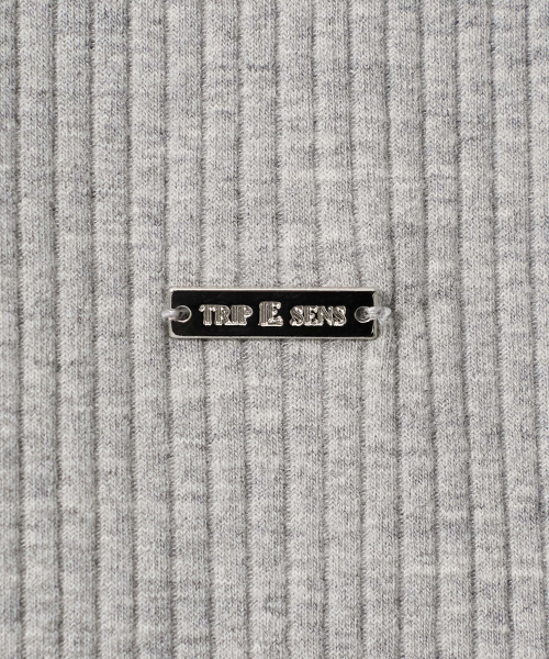 TRIP LE SENS(トリップ ル センス)の「ロゴプレートモーダルコットンスリーブレス_ブラック(Tシャツ/カットソー・メンズ・その他・MEDIUM/LARGE)」の3枚目の写真