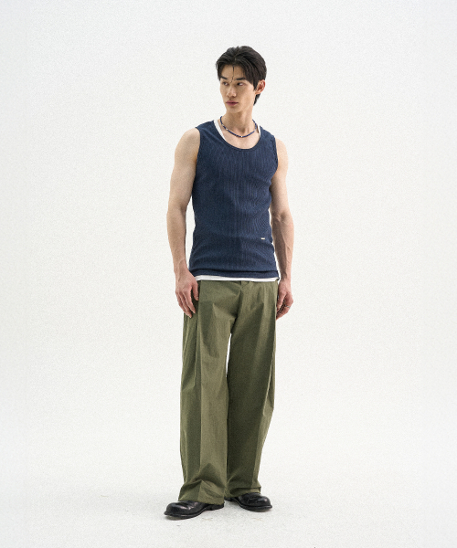 TRIP LE SENS(トリップ ル センス)の「ロゴプレートモーダルコットンスリーブレス_ブラック(Tシャツ/カットソー・メンズ・その他・MEDIUM/LARGE)」の15枚目の写真