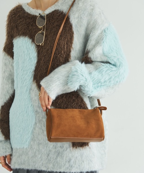 MIRROR STOKE（ミラーストーク）の「【ZOZO限定】ACCENT MTERIAL KNIT PULLOVER/アクセントマテリアルニットプルオーバー（ニット/セーター・レディース・ブルー/イエロー/ワインレッド・MEDIUM）」の15枚目の写真