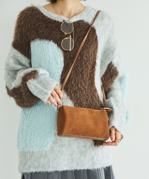 MIRROR STOKE（ミラーストーク）の「【ZOZO限定】ACCENT MTERIAL KNIT PULLOVER/アクセントマテリアルニットプルオーバー（ニット/セーター・レディース・ブルー/イエロー/ワインレッド・MEDIUM）」の16枚目の写真